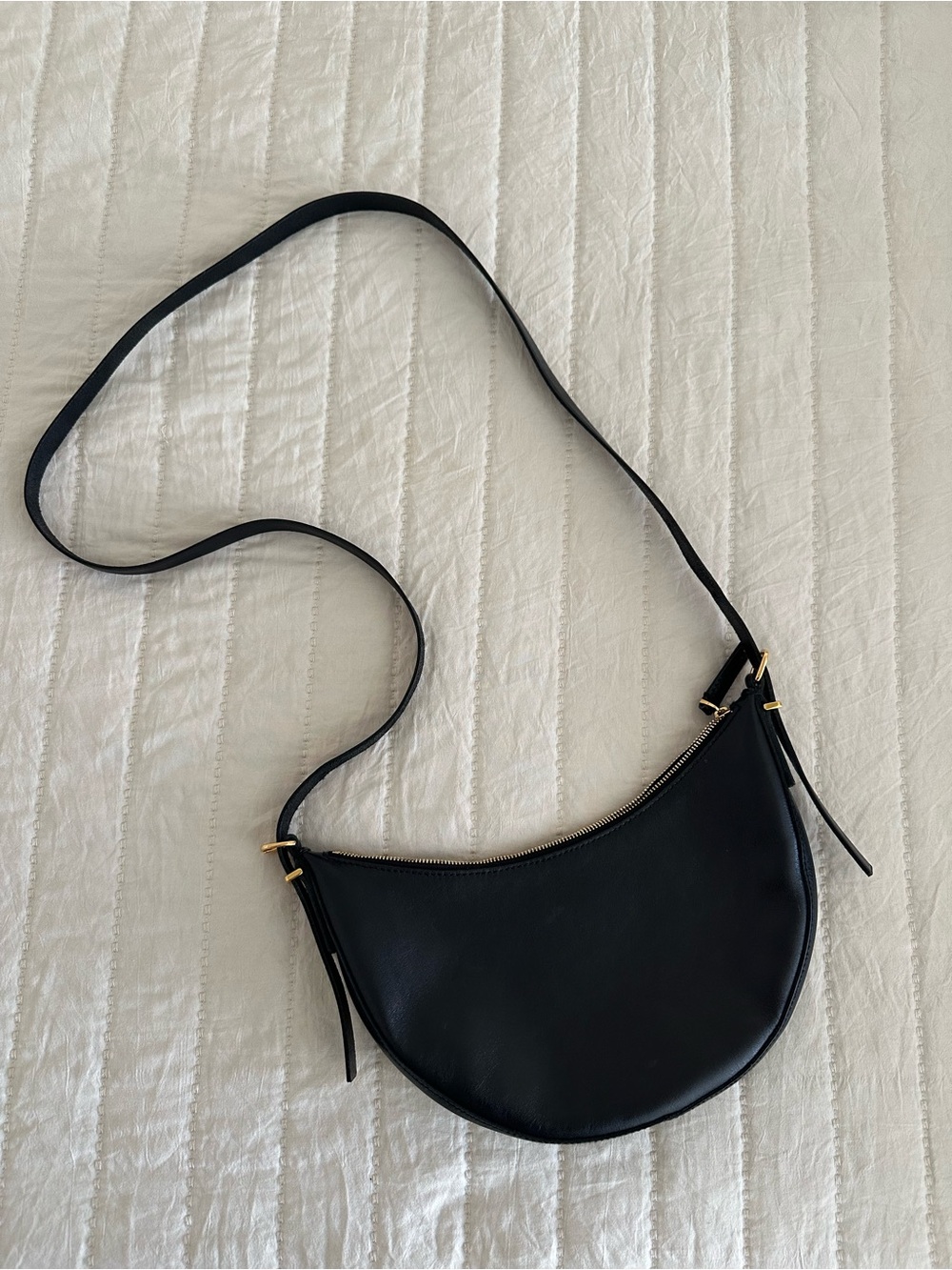 Madewell Black Crescent Crossbody